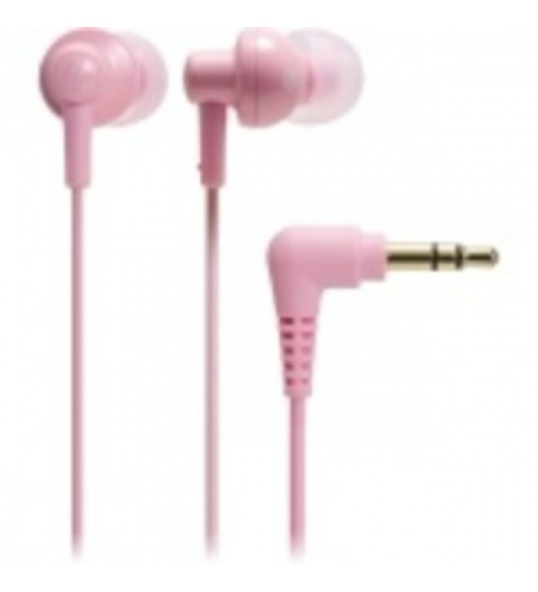 Audio Technica ATHCKF300PK In-Ear Headphones, Pink