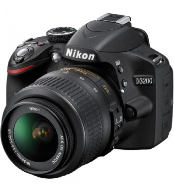 Nikon D3200 with 18-55mm VR Lens - in Black