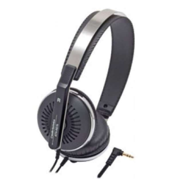 Audio TECHNICA-HEADPHONES ATH-RE70BK Portable On-Ear Headphone Black