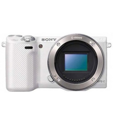 Sony Alpha NEX-5R Mirrorless Digital Camera (Body Only)(White)(NEX5R)