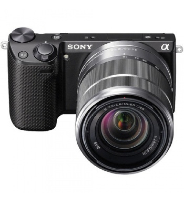 Sony Alpha NEX-5R Mirrorless Digital Camera with 18-55mm f/3.5-5.6 E-mount Zoom Lens (Black)(NEX5R)
