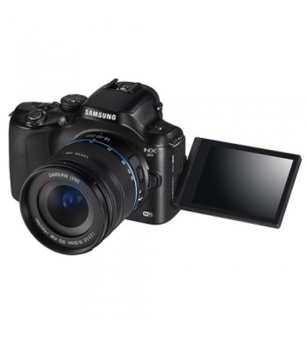 Samsung 20.3Mp NX20 Mirrorless Wi-Fi Digital Camera with 18-55mm Lens (Black)