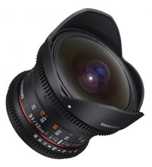 Samyang 12mm T3.1 ED AS NCS Fisheye VDSLR Lens - Canon