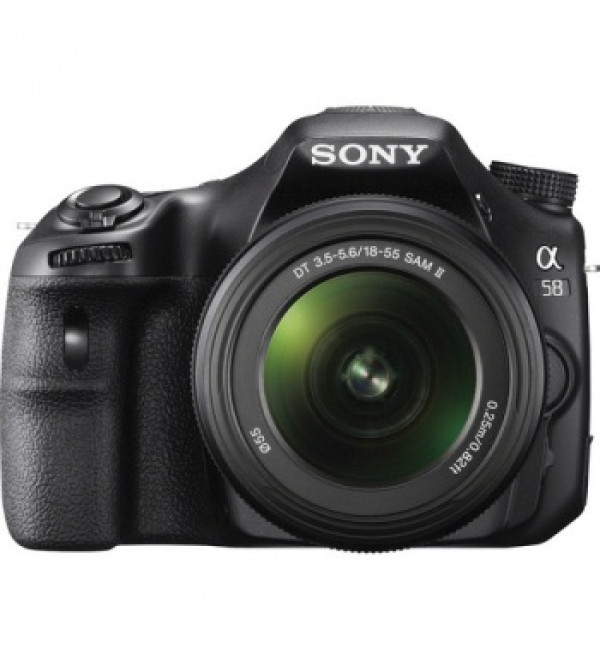 Sony Alpha SLT-A58K Digital SLR Camera with DT 18-55mm f/3.5-5.6 Lens