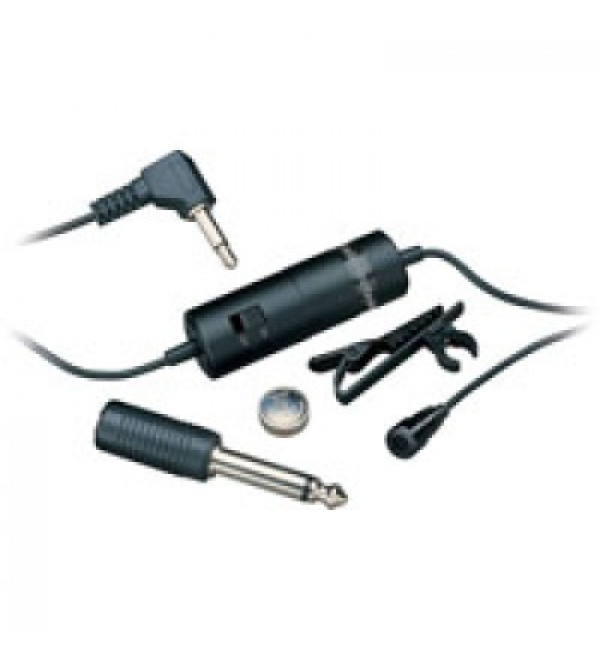 Audio Technica ATR3350 Omnidirectional Condenser Lavalier Microphone w/On Off Switch