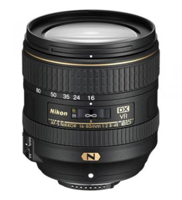 Nikon AF-S DX NIKKOR 16-80mm f/2.8-4E ED VR Lens