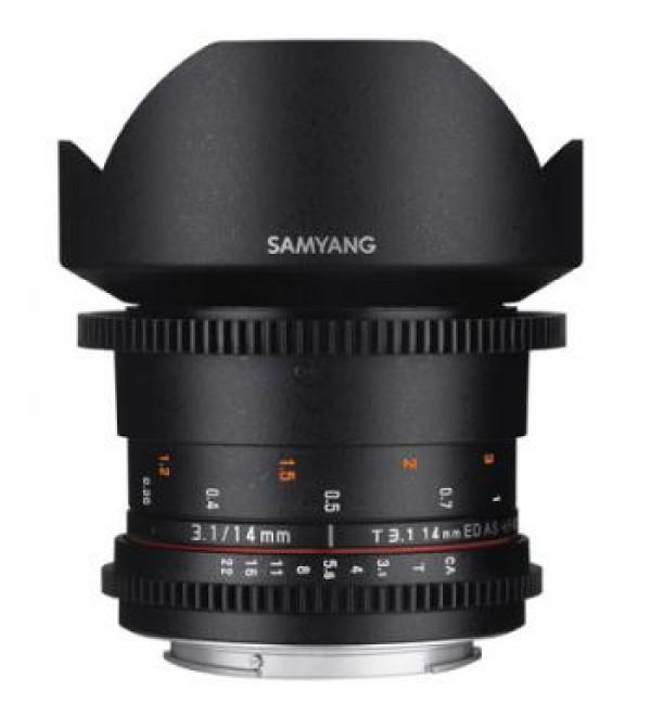 Samyang 14mm T3.1 ED AS IF UMC II Video Lens - Micro Four Thirds