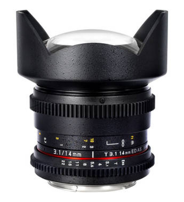 Samyang 14mm T3.1 Cine Lens for Nikon F-Mount