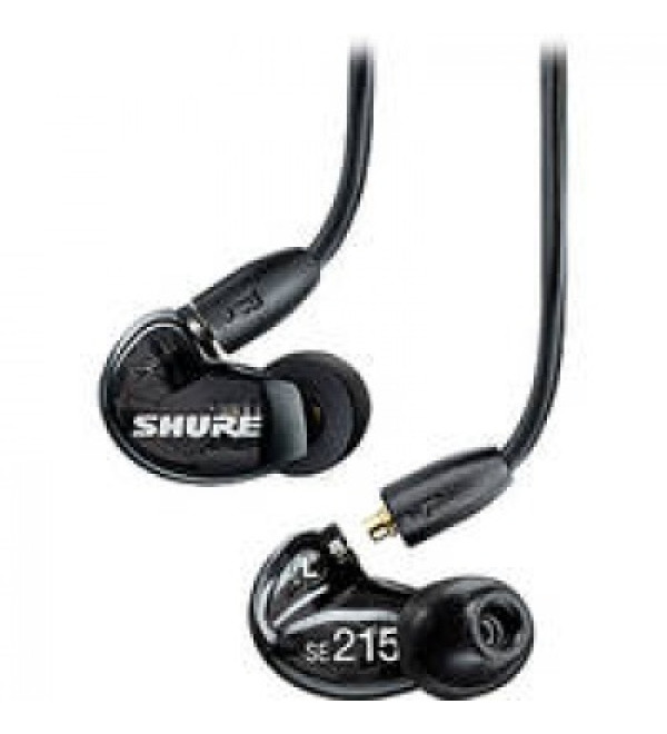 Shure SE215 Sound-Isolating In-Ear Stereo Earphones (Black)