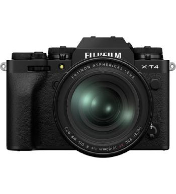 FUJIFILM X-T4 Mirrorless Camera with 16-80mm Lens (Black)