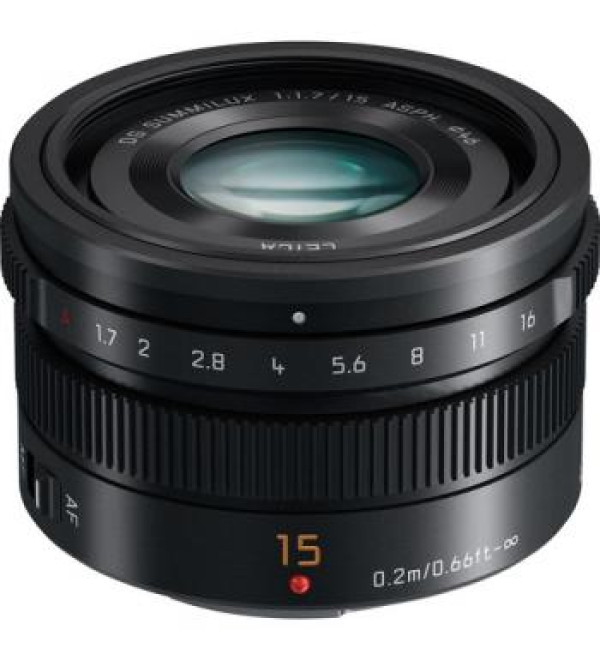 Panasonic Leica DG Summilux 15mm f/1.7 ASPH. Lens