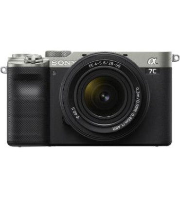 Sony a7C Mirrorless Camera with 28-60mm Lens (Silver)