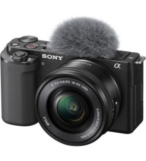 Sony ZV-E10 Mirrorless Camera with 16-50mm Lens (Black)
