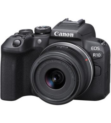 Canon EOS R10 Mirrorless Camera with 18-45mm Lens