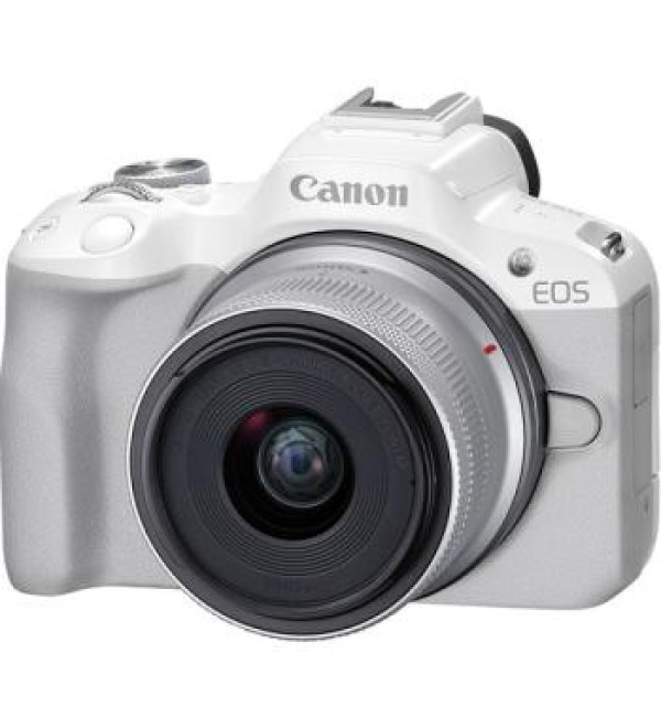 Canon EOS R50 Mirrorless Camera (White)
