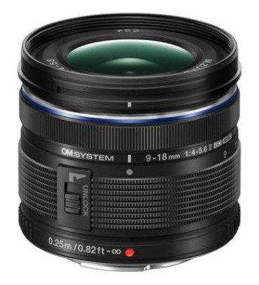 OM SYSTEM M.Zuiko Digital ED 9-18mm f/4-5.6 II Lens (Micro Four Thirds)