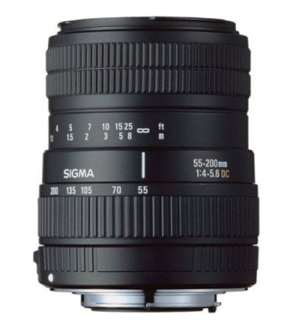 Sigma Zoom Normal-Telephoto 55-200mm f4-5.6 DC Autofocus Lens for Sony Alpha & Minolta Digital SLR