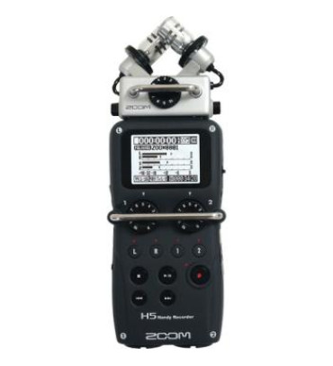 Zoom H5 4-Input / 4-Track Portable Handy Recorder with Interchangeable X/Y Mic Capsule