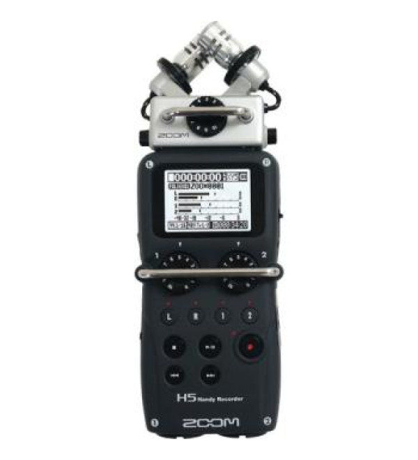 Zoom H5 4-Input / 4-Track Portable Handy Recorder with Interchangeable X/Y Mic Capsule