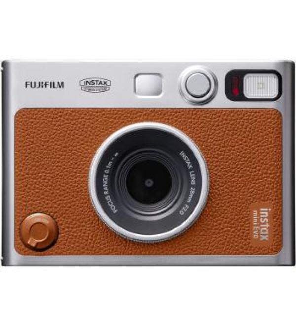 FUJIFILM INSTAX MINI EVO Hybrid Instant Camera (Brown)