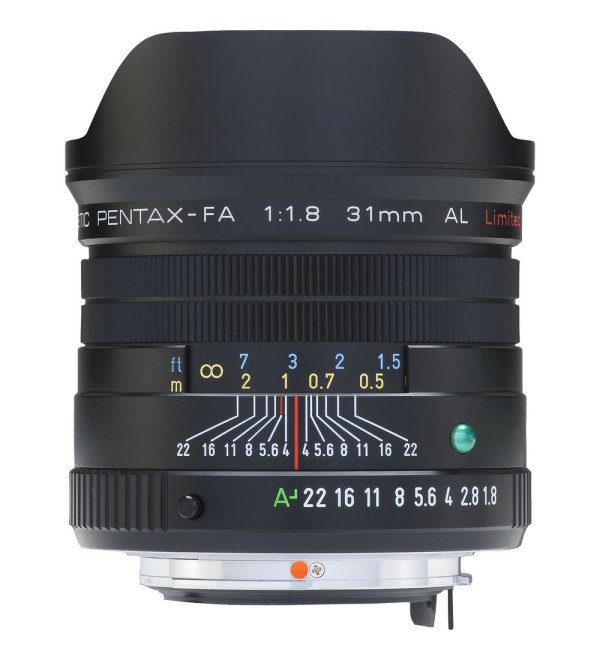 Pentax SMC 31mm f1.8 FA AL Limited AF Lens - Black