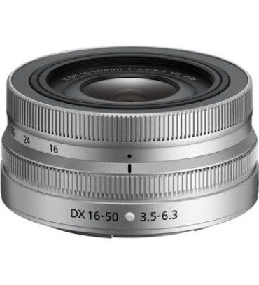 Nikon NIKKOR Z DX 16-50mm f/3.5-6.3 VR Lens (Silver)
