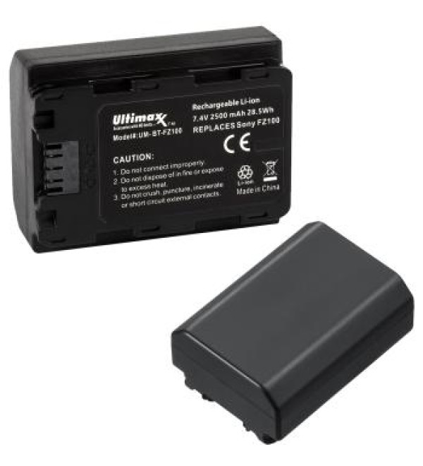 Ultimaxx FZ100 Rechargeable Lithium-Ion Battery 2 hour