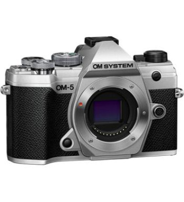 OM SYSTEM OM-5 Mirrorless Camera (Body, Silver)