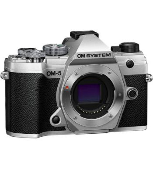 OM SYSTEM OM-5 Mirrorless Camera (Body, Silver)