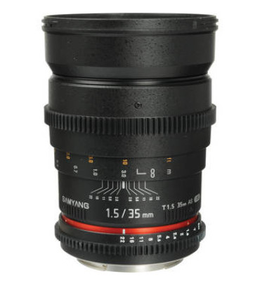 Samyang 35mm T1.5 Cine Lens for Nikon F