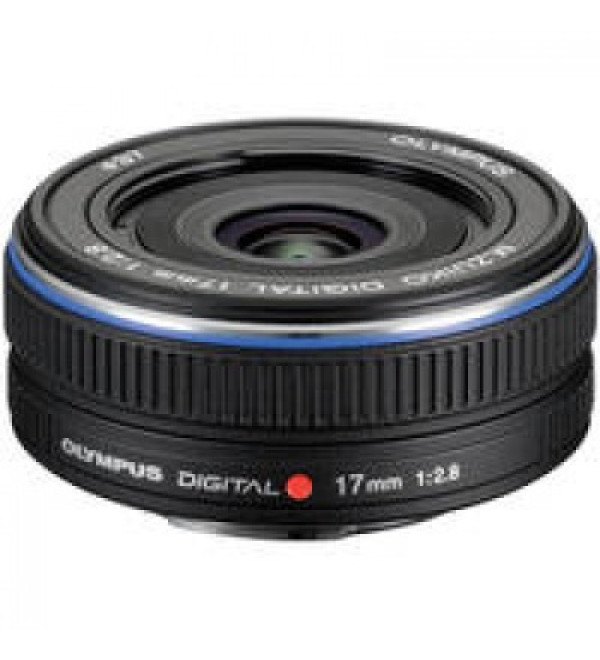 Olympus M.Zuiko Digital 17mm f2.8 Lens for Micro Four Thirds Cameras (Black)
