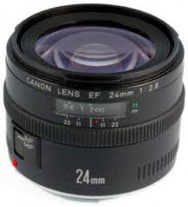 Canon Wide Angle EF 24mm f/2.8 Autofocus Lens