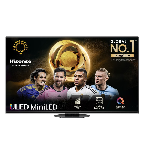 Hisense 75U8NQTUK TV 190.5 cm (75") 4K Ultra HD Smart TV Wi-Fi Grey 3000 cd/m²