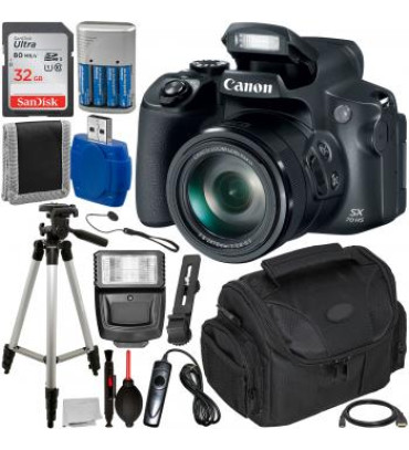 Canon PowerShot SX70 HS Digital Camera with Accessory Bundle