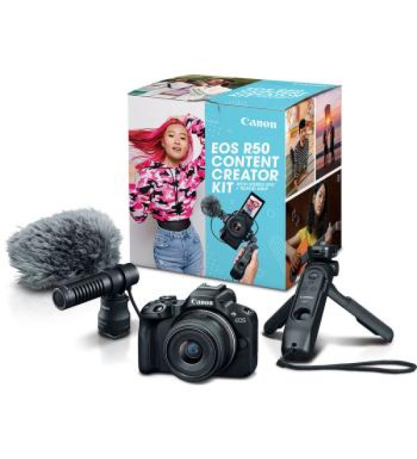 Canon EOS R50 Content Creator Kit