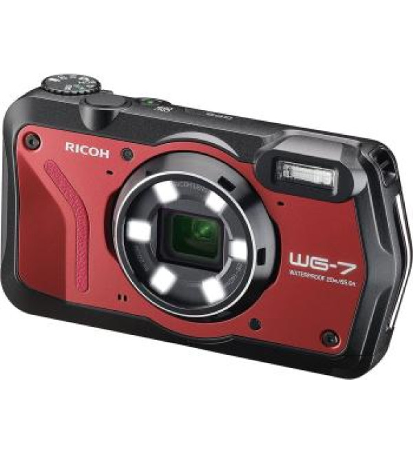 RICOH WG-7 Digital Camera Tough Waterproof Dustproof 4K WEB Camera (Red)