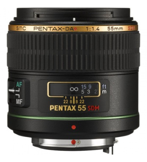 Pentax Telephoto 55mm f/1.4 DA* SDM Autofocus Lens for Digital SLR