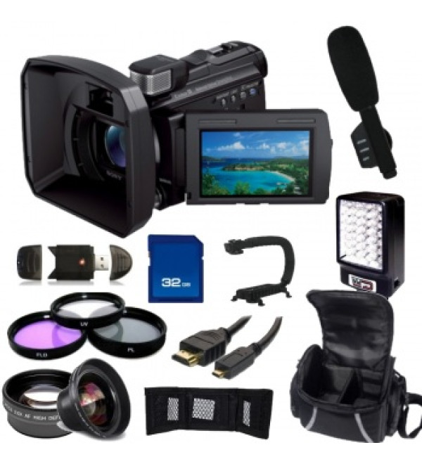 Sony HDR-PJ790 - NTSC HD Handycam with Projector (Black) + Accessory Bundle