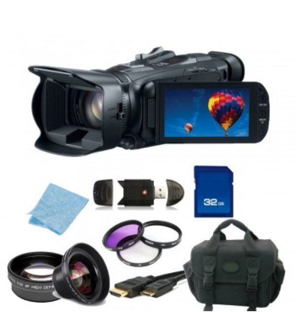 Canon VIXIA HF G30 Full HD Camcorder NTSC + Accessory Bundle (HFG30)