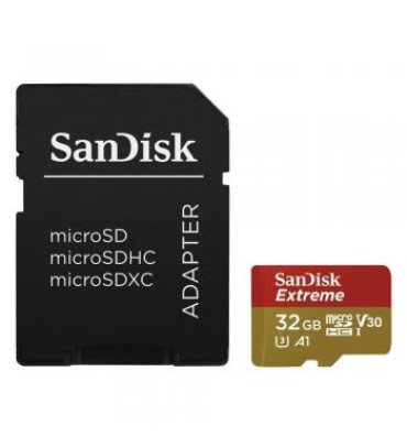 SanDisk Extreme 32GB microSDHC UHS-I Card - SDSQXAF-032G-GN6MA [Newest Version]