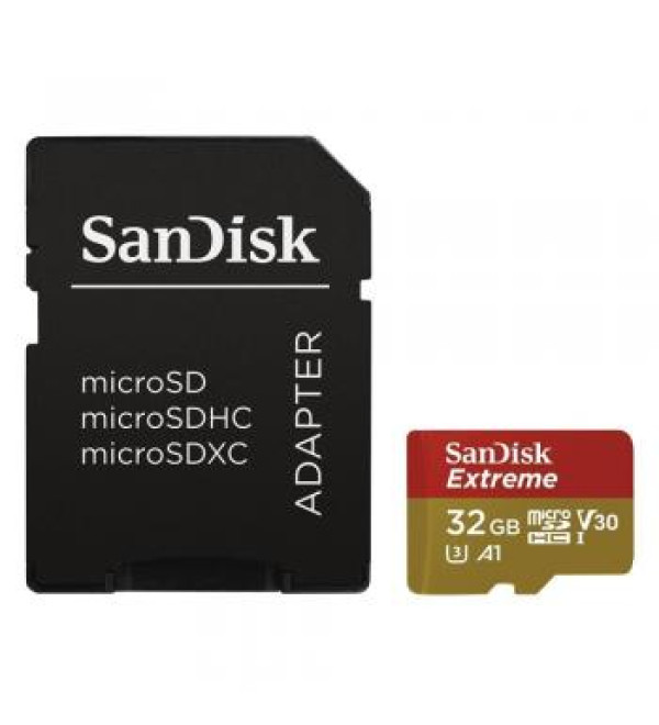 SanDisk Extreme 32GB microSDHC UHS-I Card - SDSQXAF-032G-GN6MA [Newest Version]