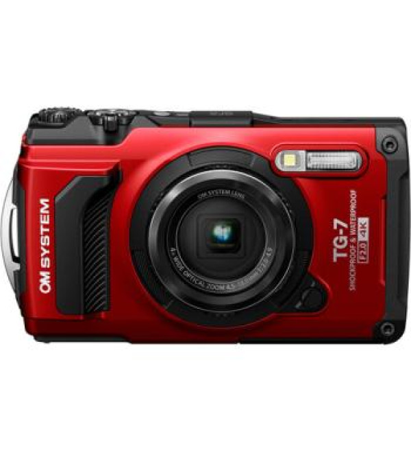 OM SYSTEM Tough TG-7 Digital Camera (Red)