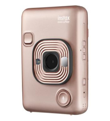 FUJIFILM INSTAX Mini LiPlay Hybrid Instant Camera (Blush Gold)