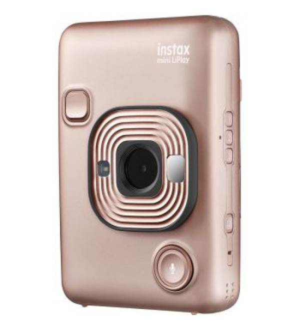 FUJIFILM INSTAX Mini LiPlay Hybrid Instant Camera (Blush Gold)