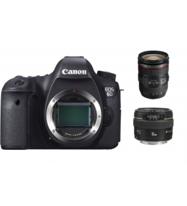 Canon EOS 6D Digital SLR Dual Lens Bundle