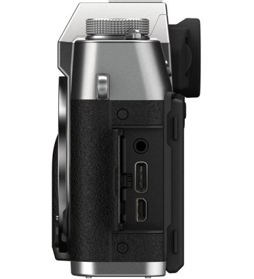 FUJIFILM X-T30 II Mirrorless Camera (Silver - Body Only) with Starter Accessory Bundle: SanDisk 64GB Ultra SDXC Memory Card, 2x Replacement Batteries & More (15pc Bundle)