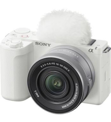 Sony ZV-E10 II Mirrorless Camera with 16-50mm Lens White