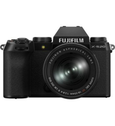 FUJIFILM X-S20 Mirrorless Camera with 18-55mm Lens (Black)