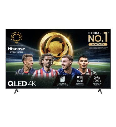 Hisense 75E7NQTUK PRO TV 190.5 cm (75") 4K Ultra HD Smart TV Wi-Fi Grey 400 cd/m²