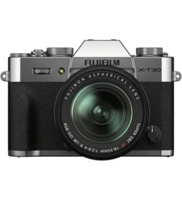 FUJIFILM X-T30 II Mirrorless Camera with XF 18-55mm f/2.8-4 R LM OIS Lens (Silver)